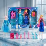 Kembay Fashion 2'li Frozen Temalı Bebek ve Aksesuar Seti