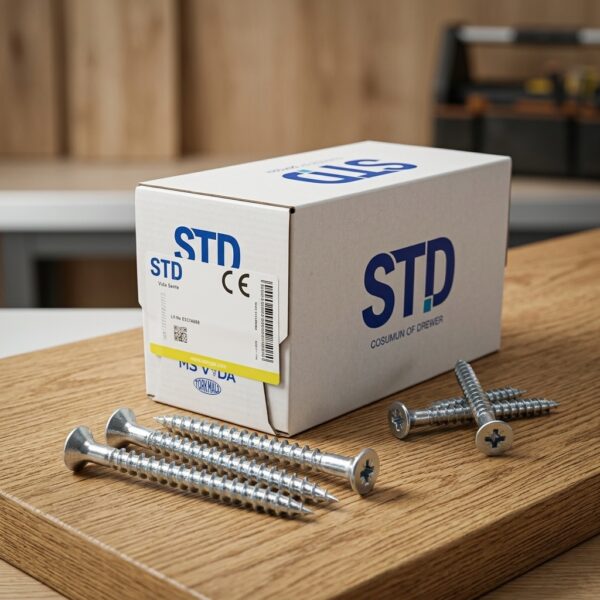 STD 3.5x50 mm Ağaç ve Sunta Vidası 500 Adet
