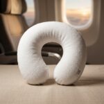Beyaz Renk Seyahat Boyun Yastığı - Ergonomik Destek