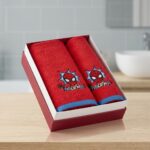 Özdilek Marvel Spiderman Red Çocuk Banyo Havlusu Seti