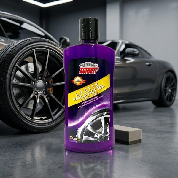 Autokit Lastik Parlatıcı Jel 400 ml – Uzun Süreli Etkili Lastik Koruyucu ve Parlatıcı