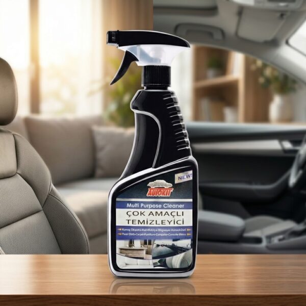 Autokit Çok Amaçlı Araç ve Ev Temizleyici 500 ml – Koltuk Tavan Deri Leke Çıkarıcı Sprey