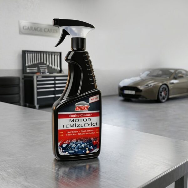 AUTOKIT Motor Temizleyici 500 ml – Yağ ve Katran Çözücü Bakım Spreyi