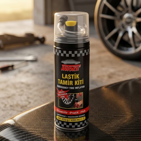 Autokit Lastik Tamir Spreyi 450 ML Lastik Onarıcı
