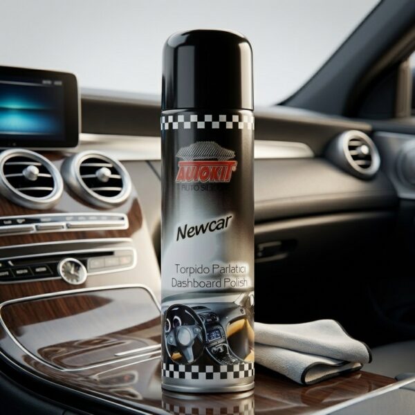 Autokit Torpido Parlatıcı Sprey 220 ml New Car Kokulu | Oto Plastik Bakım Silikon