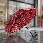 Rainwalker Puantiyeli Kadın Şemsiye Kırmızı RW-070-L