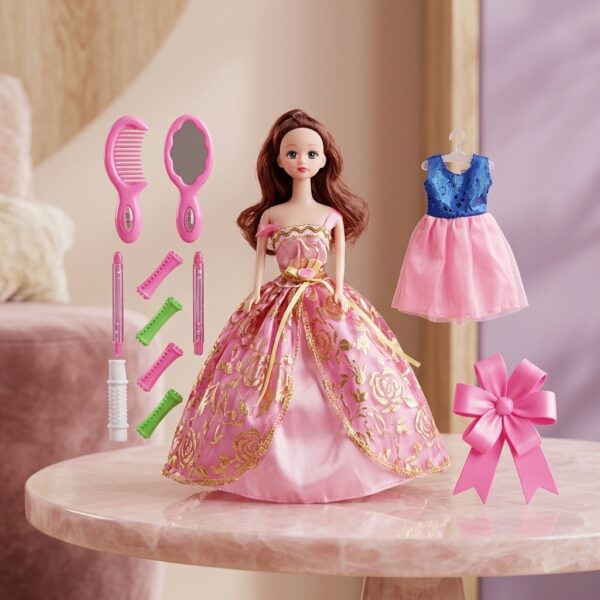 Efe Candy Girl Aksesuarlı Moda Bebek ve Güzellik Seti
