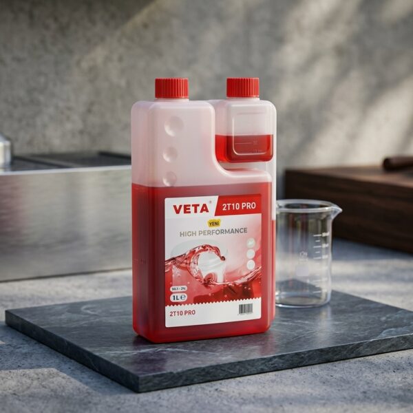 Veta 2T10 Pro 2 Zamanlı Motor Yağı 1 Litre Ölçekli