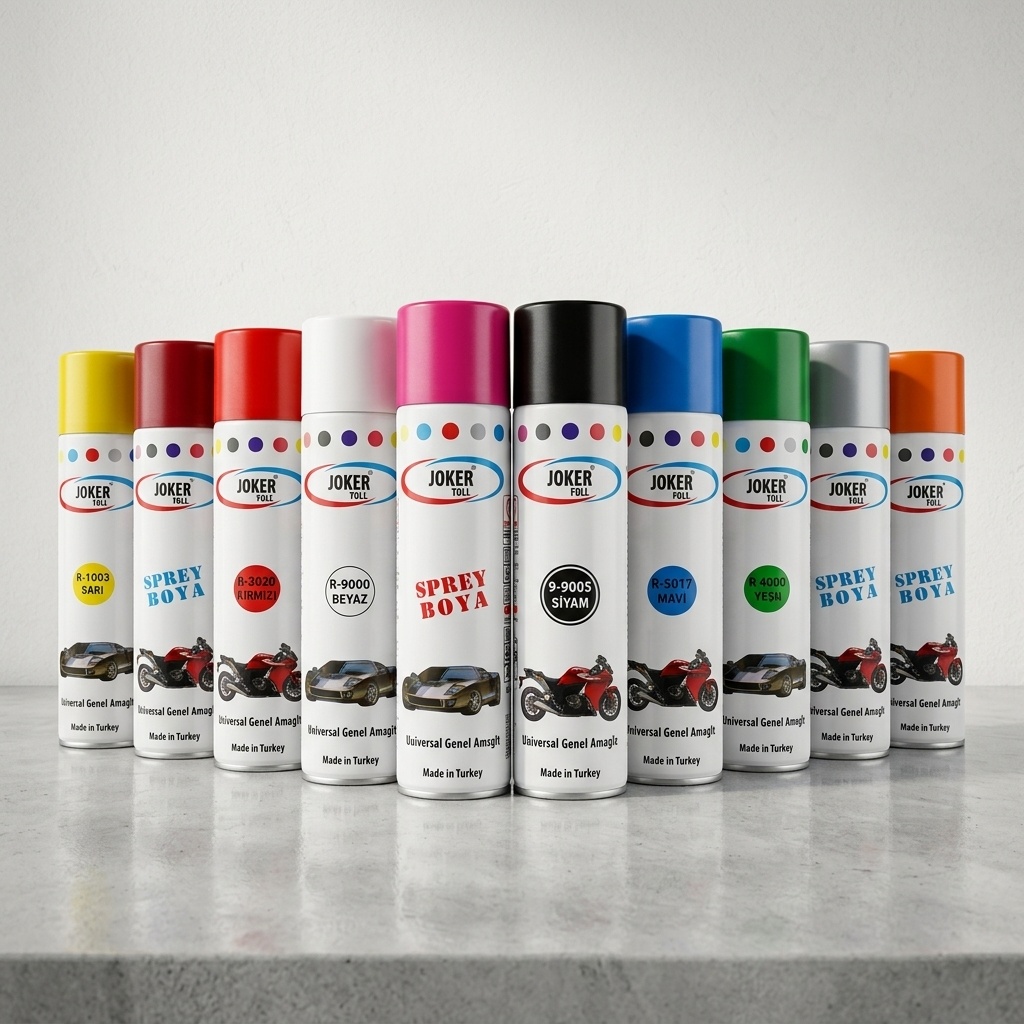 8697581780623.jpg Joker 200 ml Genel Amaçlı Sprey Boya Beyaz - Görsel 1