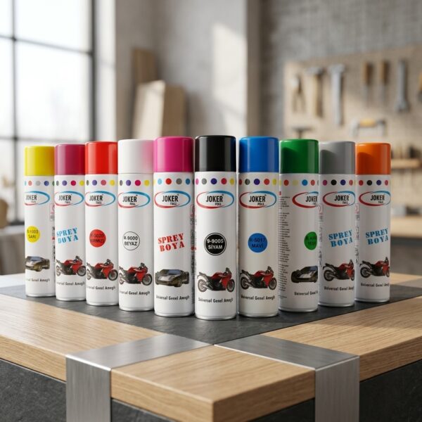 JOKER 200 ml Genel Amaçlı Sprey Boya - Hızlı Kuruyan Akrilik Boya