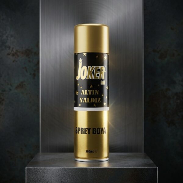 Joker Sprey Metalik Altın Yaldız Boya 200 ml