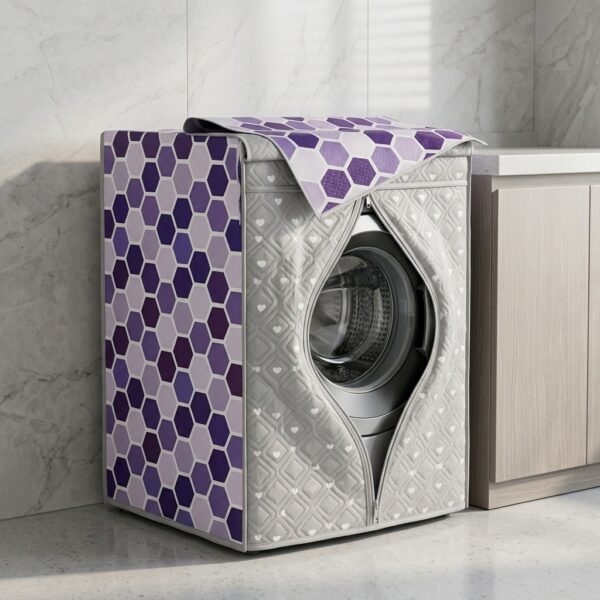 Berroni Fermuarlı Çamaşır Makinesi Örtüsü 63x58x84 cm
