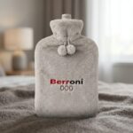 Berroni Peluş Kılıflı 2 Litre Sıcak Su Torbası Gri