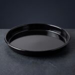 ARC 32 cm Yuvarlak Emaye Tepsi - Siyah
