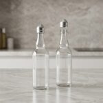 Renga Shaky 100 ml Metal Kapaklı Cam Tuzluk ve Karabiberlik