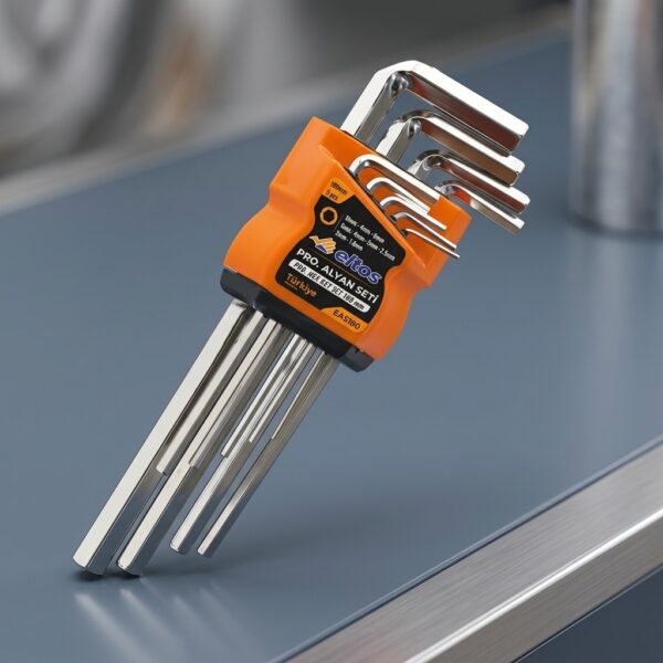 Eltos Profesyonel 9 Parça 180 mm Alyan Anahtar Seti