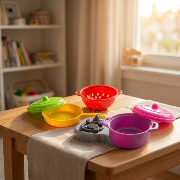 Best Toys 6607 Oyuncak Mutfak Seti 4 Parça Tencere ve Ocaklı Oyun Seti