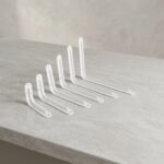 Beşel 6x8 cm Raf Altı L-Demir Raf Braketi 5'li Set - Beyaz