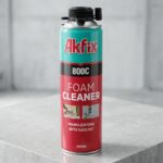 Akfix 800C Poliüretan Köpük Tabancası ve Kalıntı Temizleyici 500ml