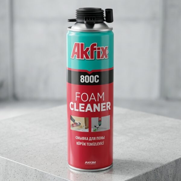Akfix 800C Poliüretan Köpük Tabancası ve Kalıntı Temizleyici 500ml