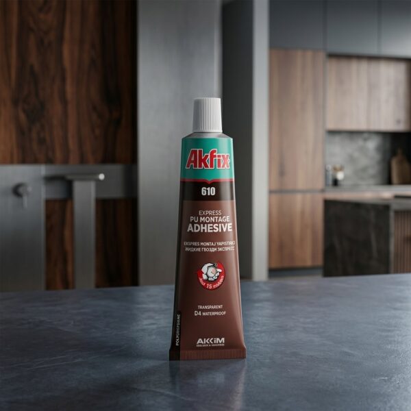 Akfix 610 Express PU Şeffaf Montaj Yapıştırıcı 50 ml