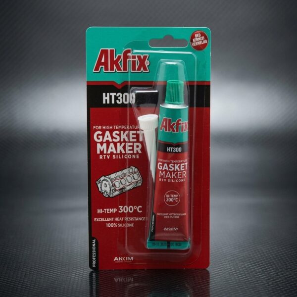 Akfix HT300 Yüksek Isı Silikonu 300°C 50 gr Kırmızı