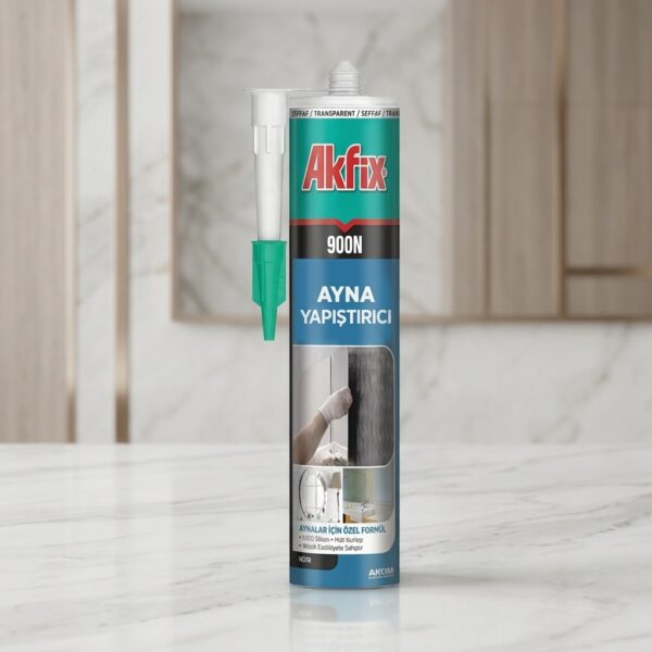 Akfix 900N Şeffaf Ayna Yapıştırıcı 280 ml