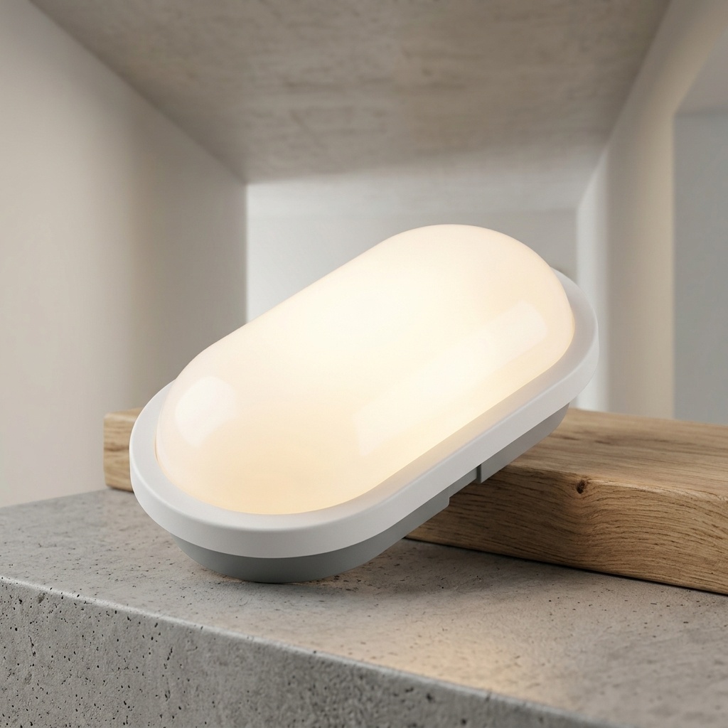 8699430480470.jpg Mutlusan Ledlight-4 20W Oval LED Armatür 1200 Lümen Beyaz - Görsel 1
