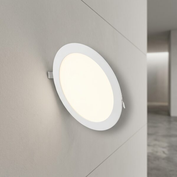 Nisaluce 18W Yuvarlak Sıva Altı LED Slim Panel 1980lm