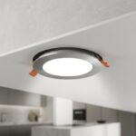 Nisaluce 6W Slim Sıva Altı Yuvarlak LED Panel 6500K Beyaz Işık