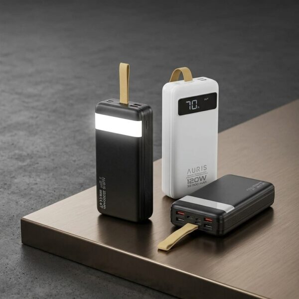 Auris ARS-T158 32000 mAh 120W Taşınabilir Şarj Cihazı Powerbank