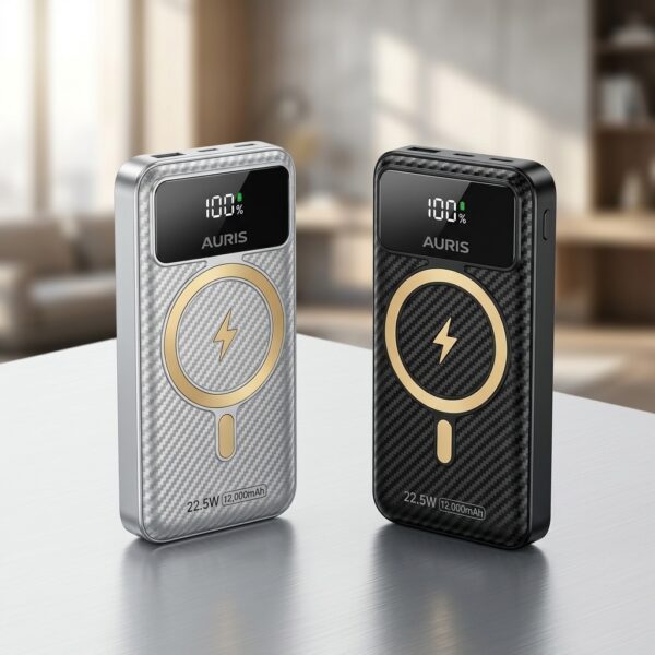 AURIS ARS-Y171 12.000 mAh 22.5W MagSafe Hızlı Şarj Powerbank