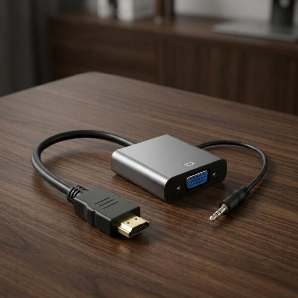 Auris ARS-VGA10 HDMI to VGA Görüntü ve Ses Aktarıcı Dönüştürücü Adaptör