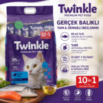 Bioes Twinkle Balıklı Yetişkin Kedi Maması 10 kg (10x1 kg) – Omega 3 Zengini Tam Beslenme