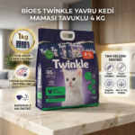 Bioes Twinkle Yavru Kedi Maması Tavuklu 4 Kg (4x1 Kg Paket)