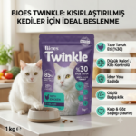 Bioes Twinkle Kısırlaştırılmış Tavuklu Yetişkin Kedi Maması 1 kg – Dengeli Beslenme