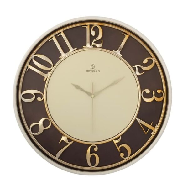Revello 1453-2 Dekoratif Duvar Saati 50 cm Kahverengi