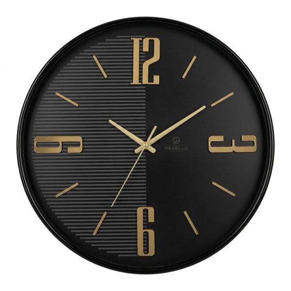 Revello 50 cm Pleksi Siyah Modern Duvar Saati 2024P-2