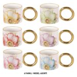 MIEN-1D15 270CC FLOWER PORSELEN KUPA