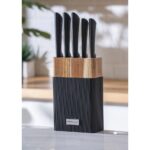 ACAR Cooper Siyah 6 Parça Standlı Bıçak Seti HWN-07964