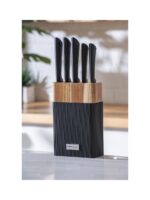 ACAR Cooper Siyah 6 Parça Standlı Bıçak Seti HWN-07964
