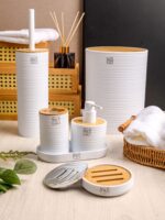 PAÇİ-GLENDA BEYAZ BANYO SETİ (P/MTF-900456)