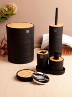 PAÇİ-GLENDA SİYAH BANYO SETİ (P/MTF-900455)