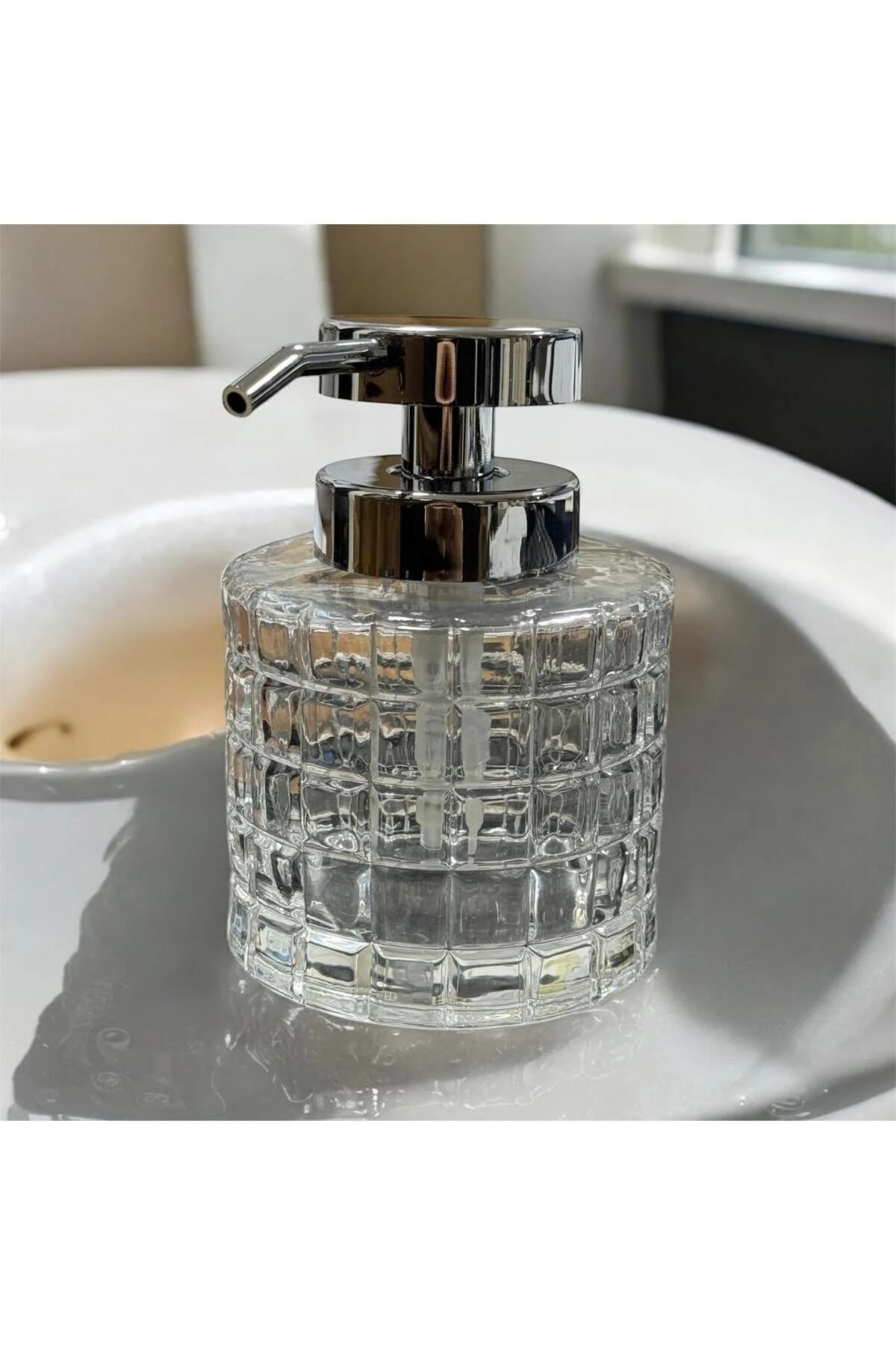 image1-1341 AROW Cam Sıvı Sabunluk 325 Ml Şeffaf - Görsel 1
