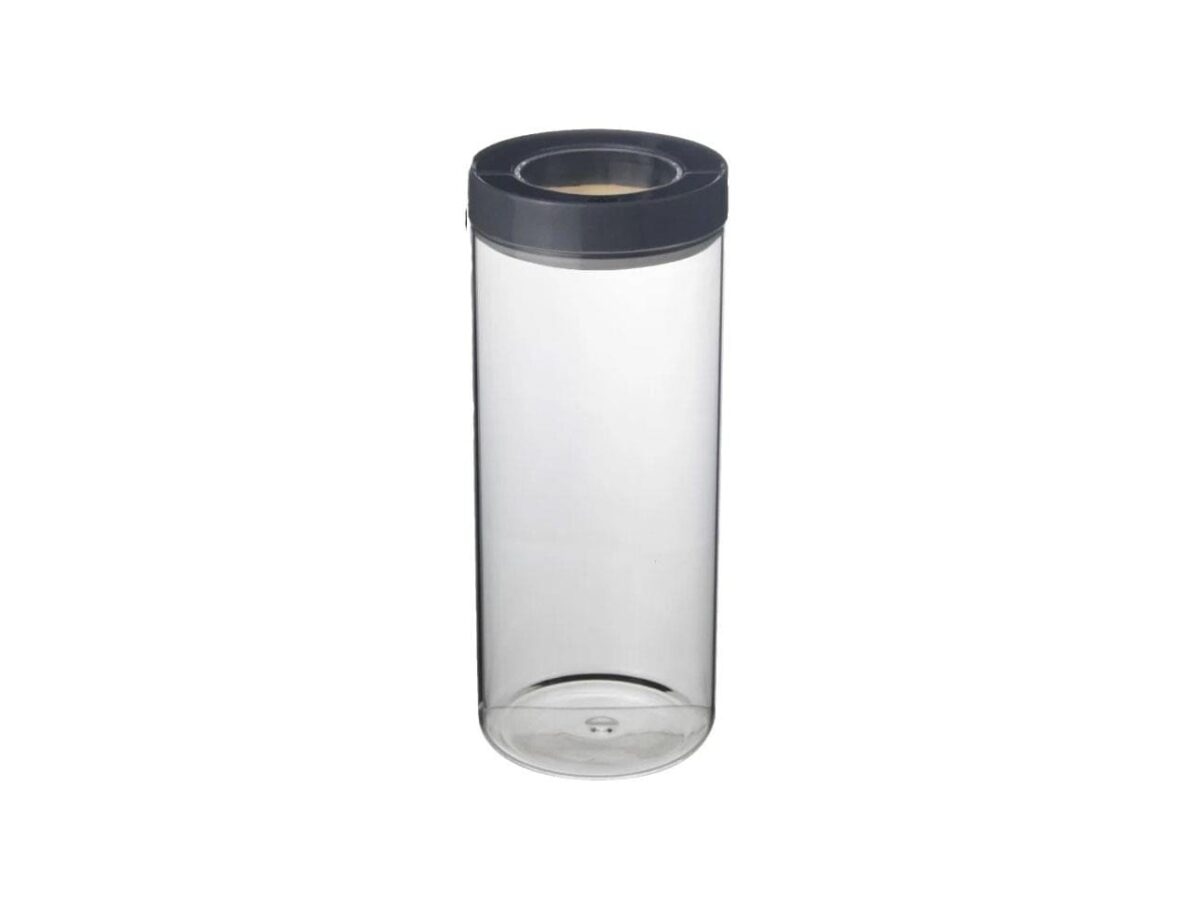 TOHANA CAM VAKUMLU KAVANOZ 2100ML GRİ THN87312 - Görsel 1