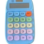 U4-4351 U-4 Hesap Makinesi Renkli Tasarım Mekanik Tuşlu Hesap Makinesi