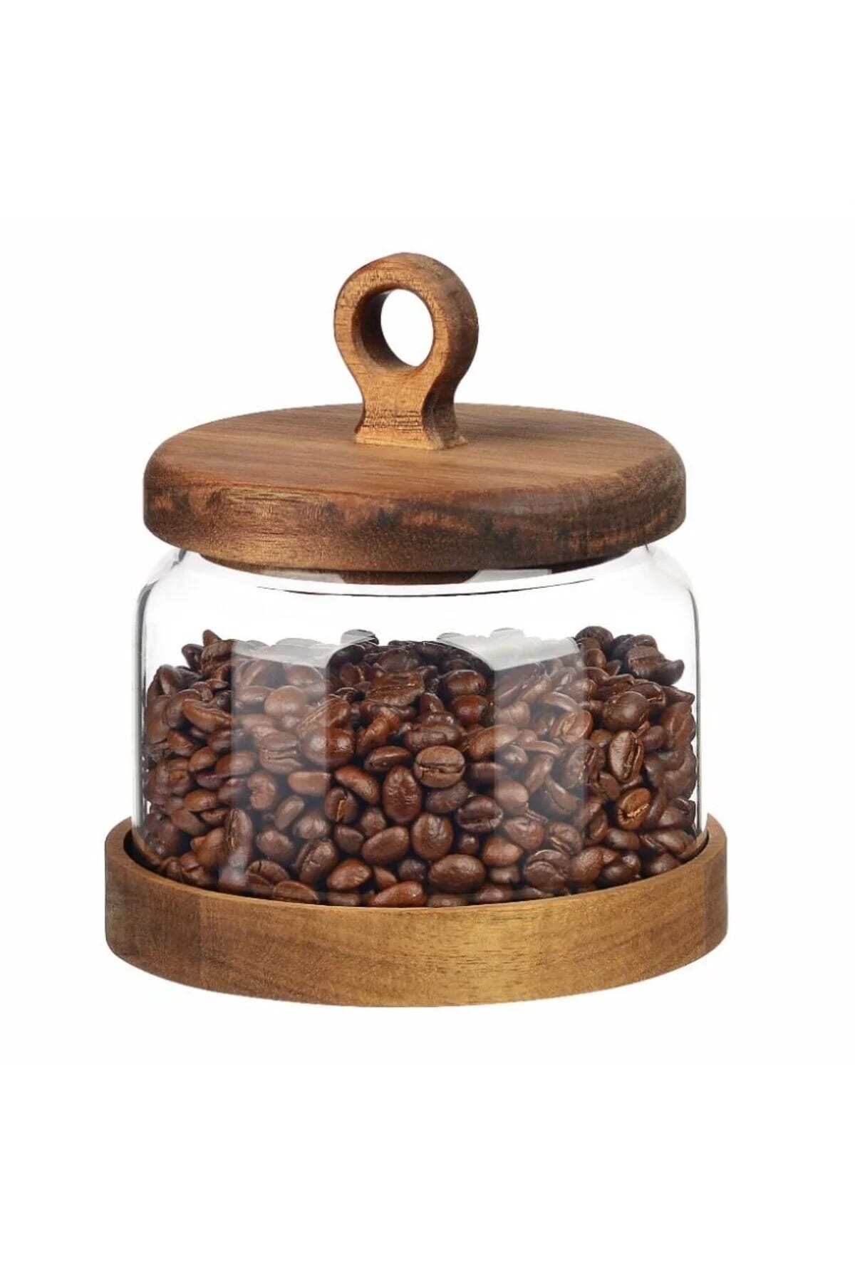 image1-1530 Nora 750 ml Akasya Kapaklı Saklama Kabı - Görsel 1
