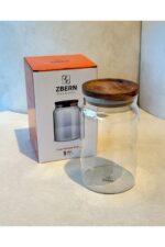 ZBERN AKASYA KAPAK CAM KAVANOZ - 750 ML