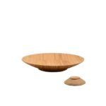 Mien 7B217 Yuvarlak Bambu Tabak 18x4 cm