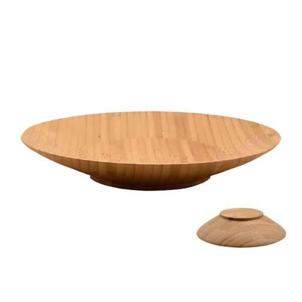 MIEN 24x4 cm Bambu Servis ve Sunum Tabağı